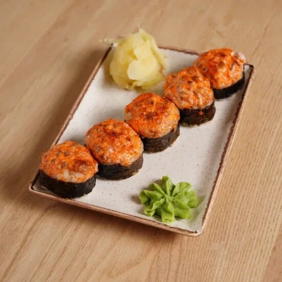 Запеченный с лососем