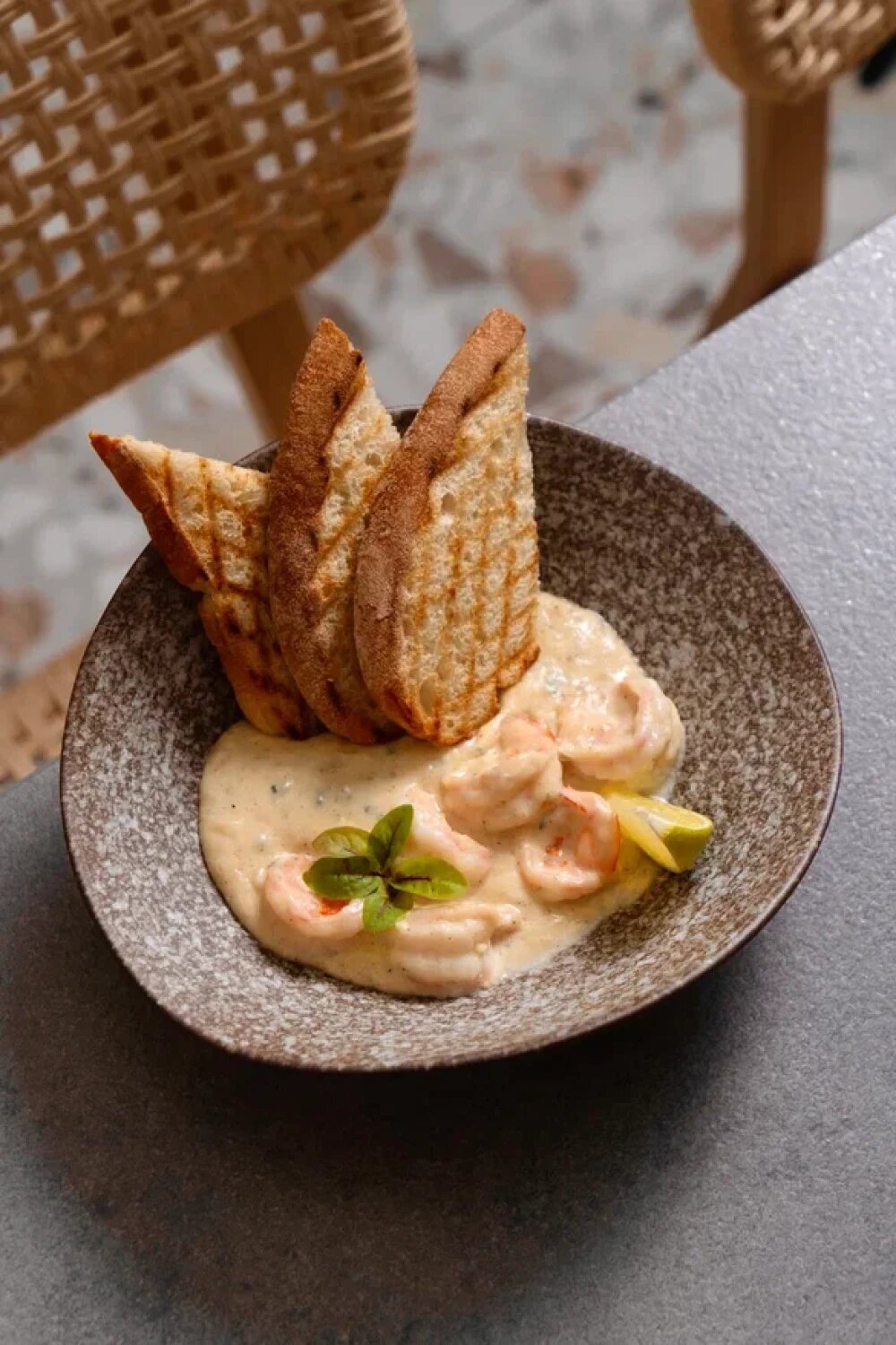 Креветки в соусе Дорблю