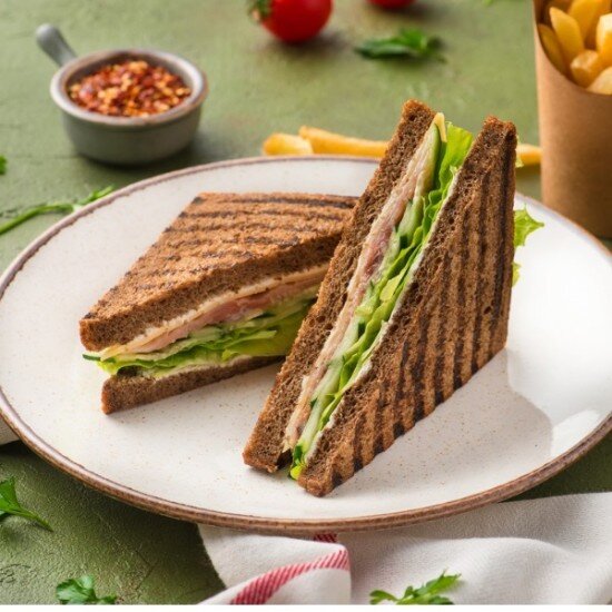 Сендвич с форелью