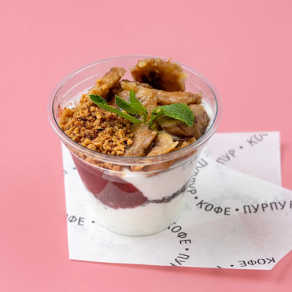 Йогурт домашний с клубн.компоте