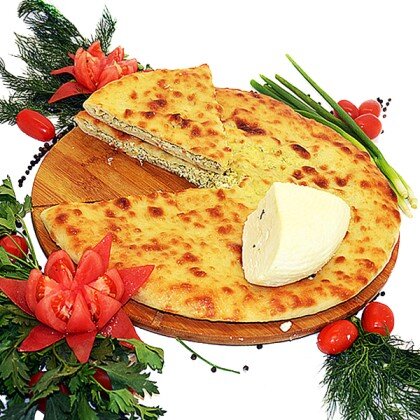 С СЫРОМ И ЗЕЛЕНЬЮ