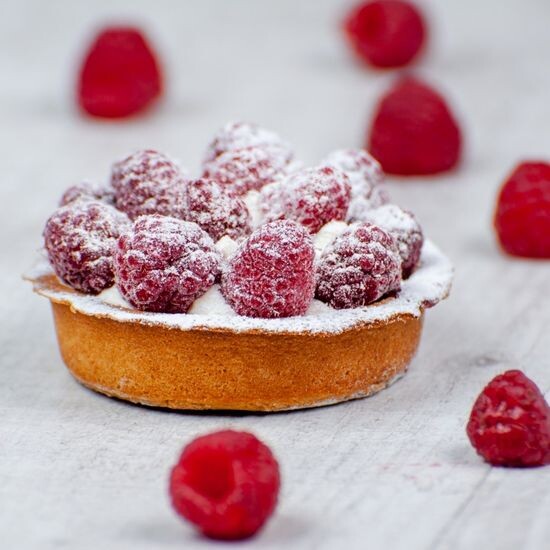 Тарталетка малиновая