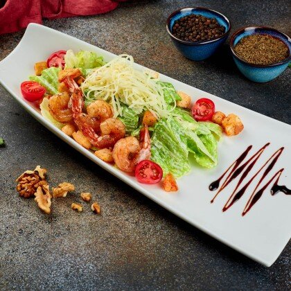 Цезарь с креветками