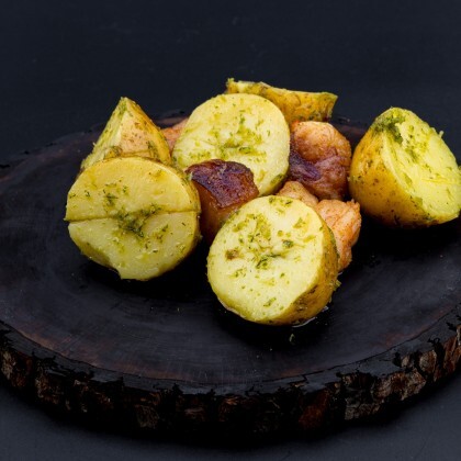 Картофель с салом