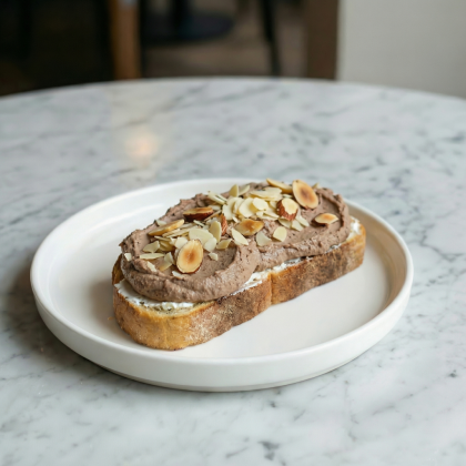 Брускетта с паштетом