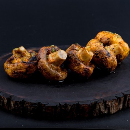 Грибы на мангале