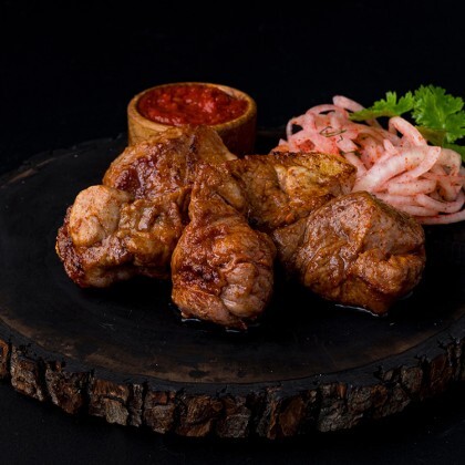 Шашлык из мякоти ягненка