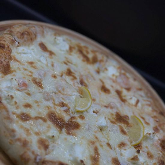 Пицца супер нежная с морепродуктами