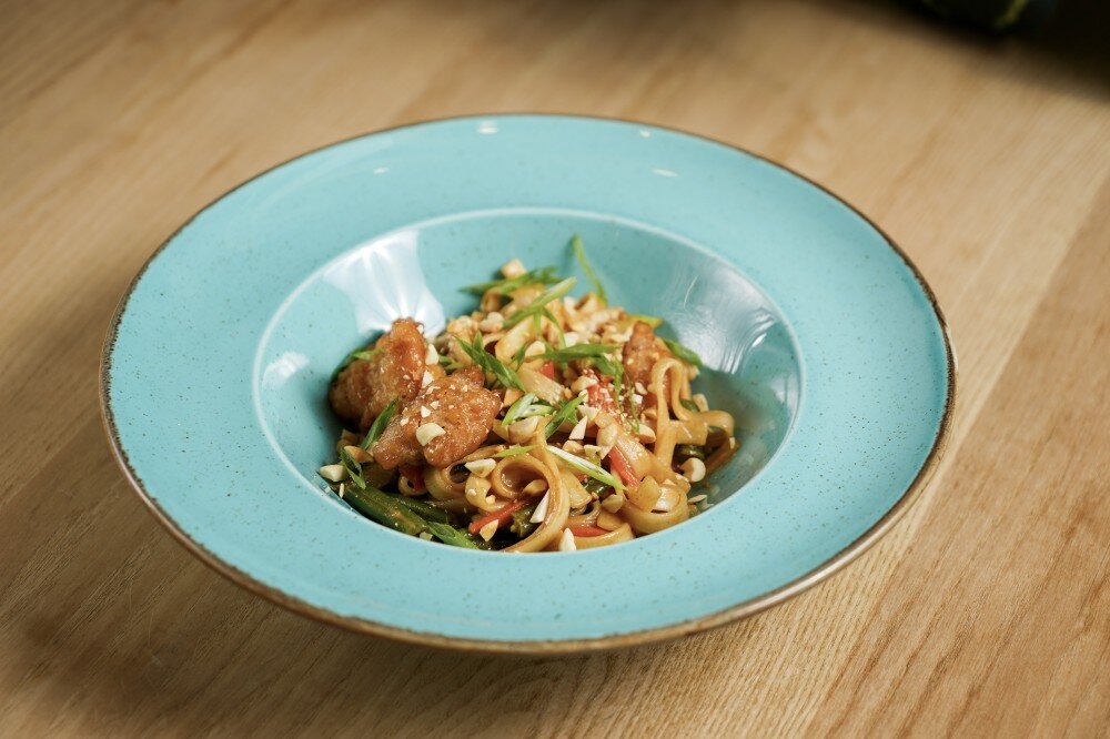 Удон с хрустящей Тори