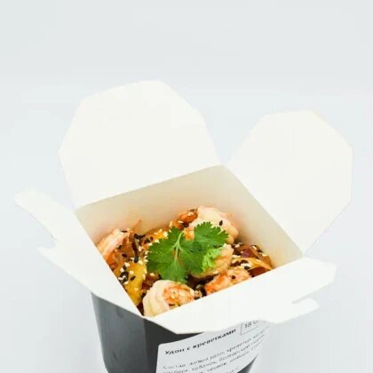 Удон с креветкой