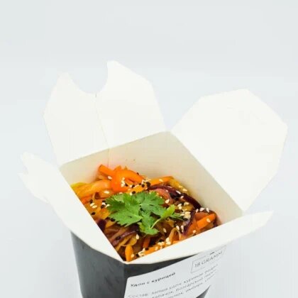 Удон с курицей