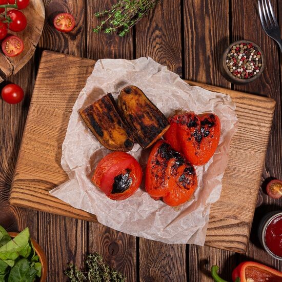 Овощи  на мангале