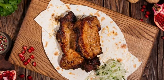 Шашлык из свиной корейки на кости