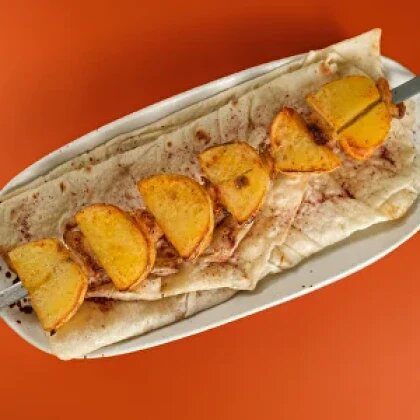 Картофель с курдюком