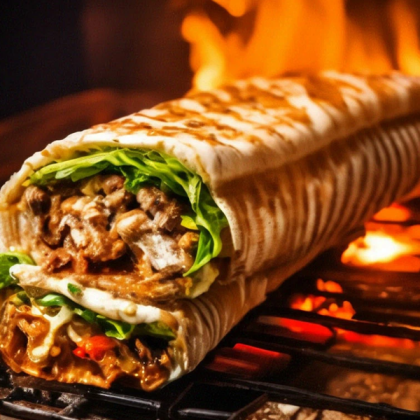 Шаурма куриная на углях «Мегахаус»