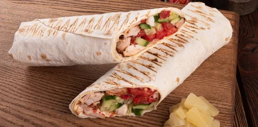 Мини шаверма Гавайская с ананасом