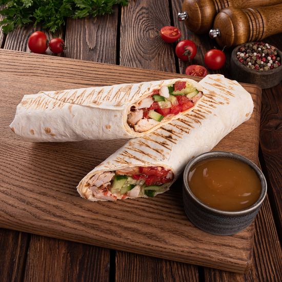 Шаверма Тайская с кисло-сладким соусом