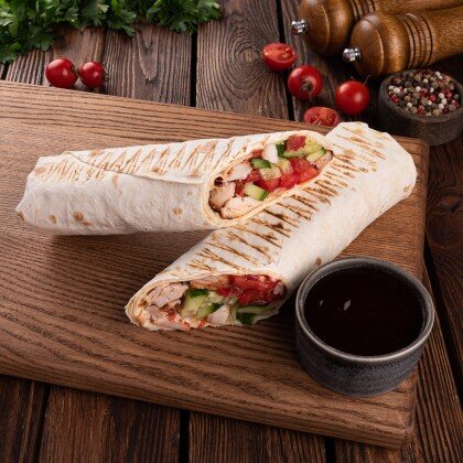 Мини-шаверма барбекю