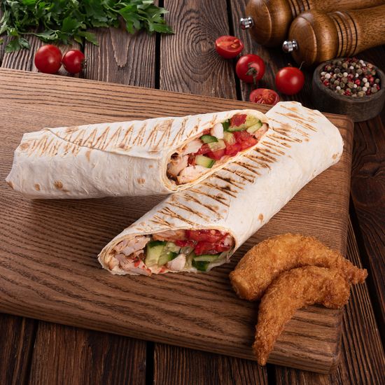 Шаверма с креветкой