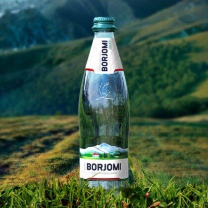 Минеральная вода «Боржоми» 0,5л стекло