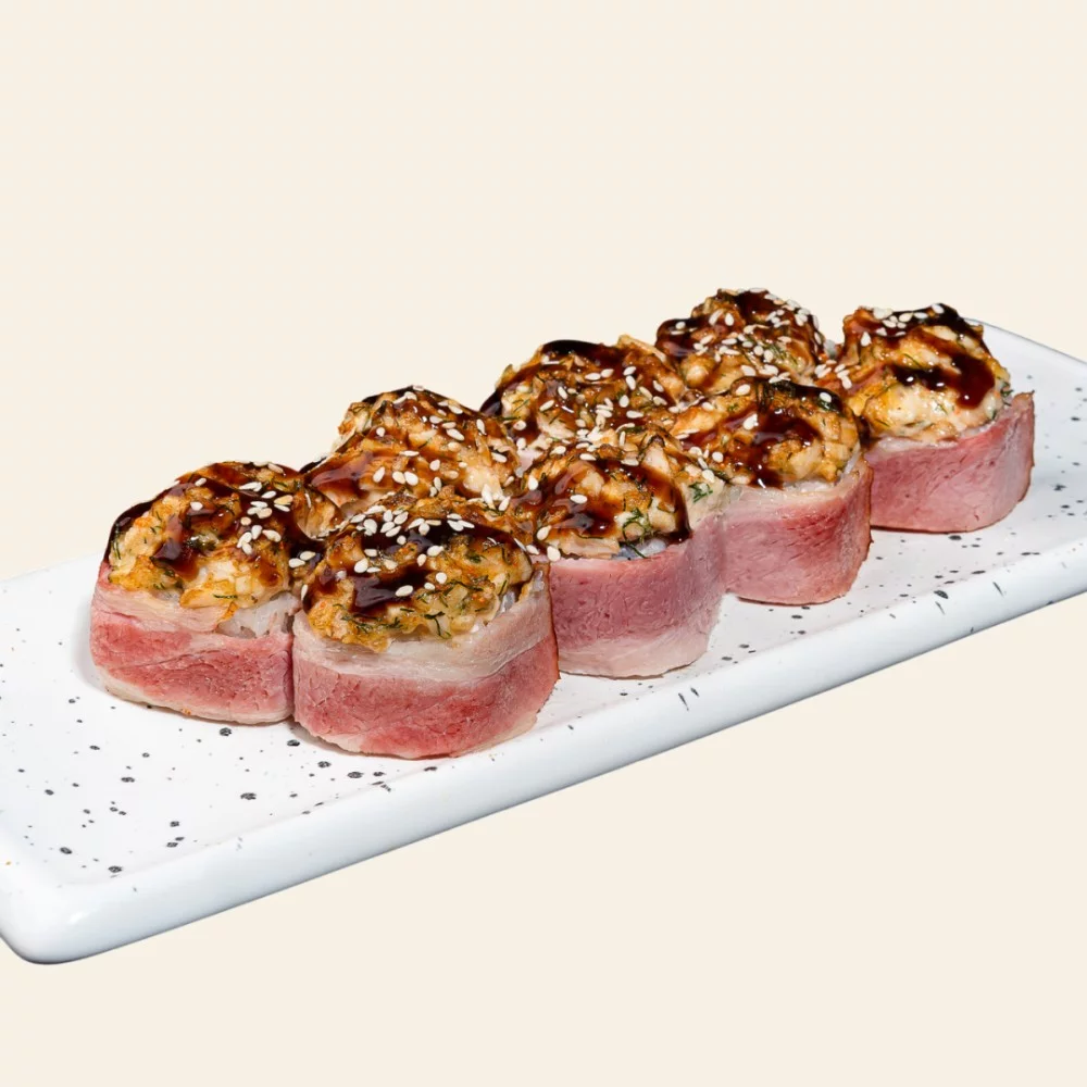  Запеченный бекон с курочкой