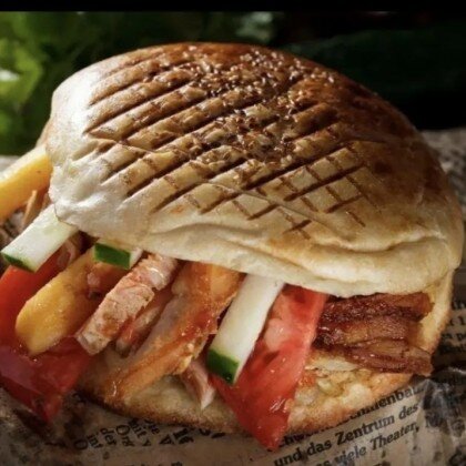 Гиро с курицей ,по-гречески