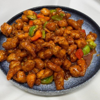 18. Свинина в крахмале в соевом соусе