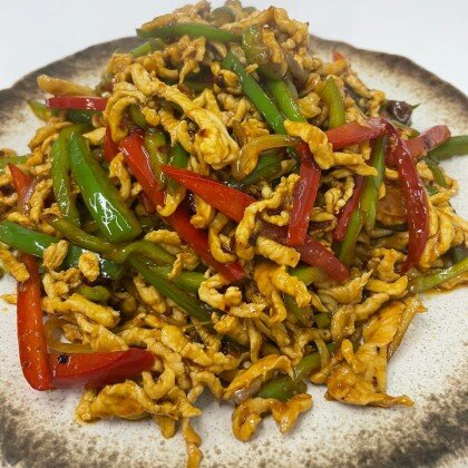 21. Острая свинина с перцем