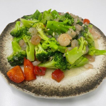 39. Брокколи с креветкой