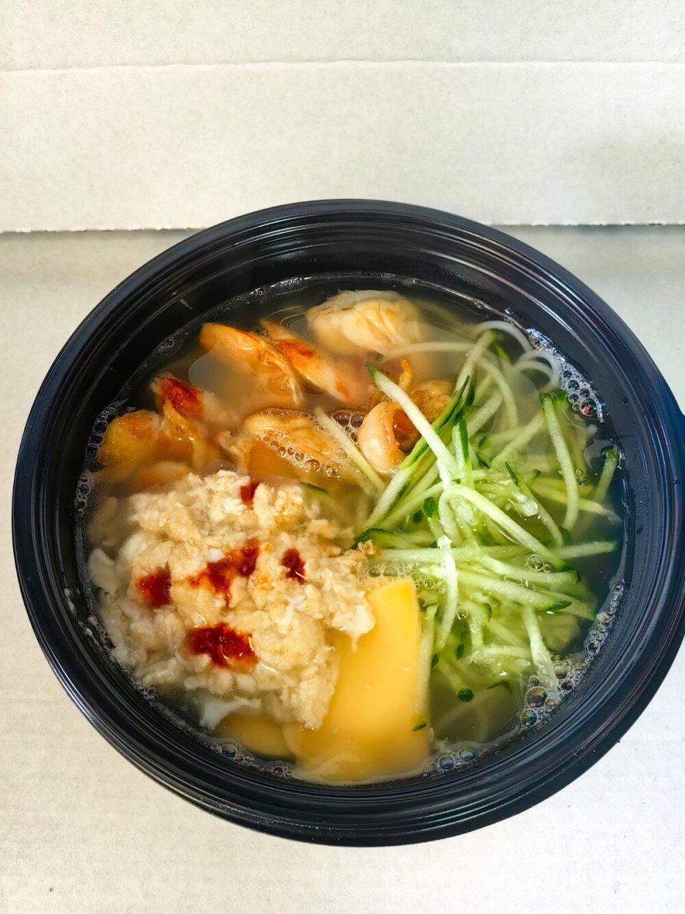 Суп рамён с морепродуктами