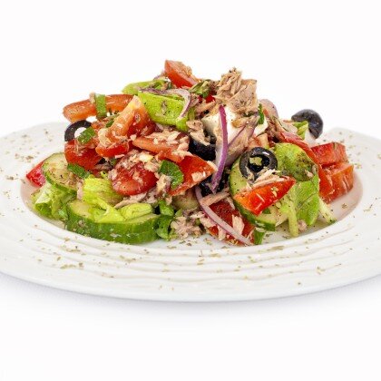 Салат «Тунец» с овощами