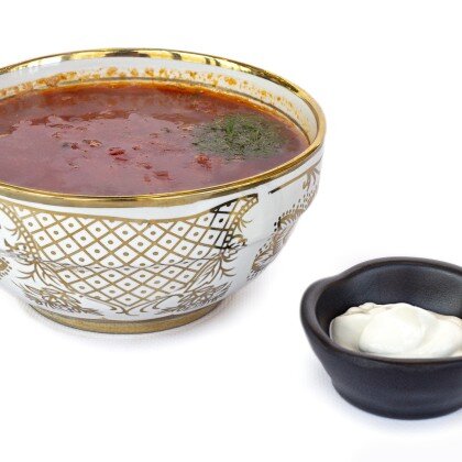 Борщ красный