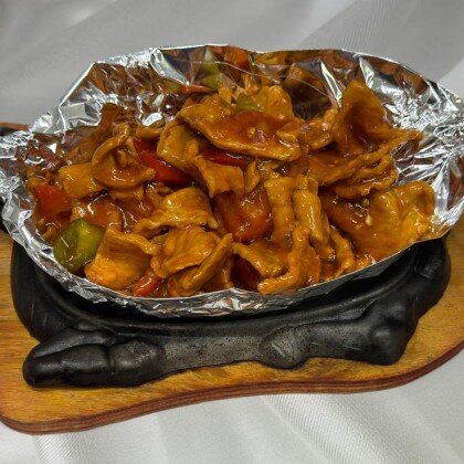 83. Свинина на противне