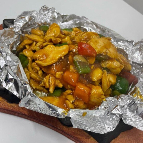 84. Курица на противне