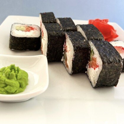 Большой с лососем