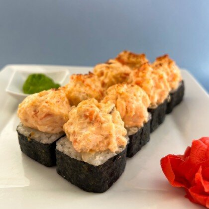 Запеченный с креветкой