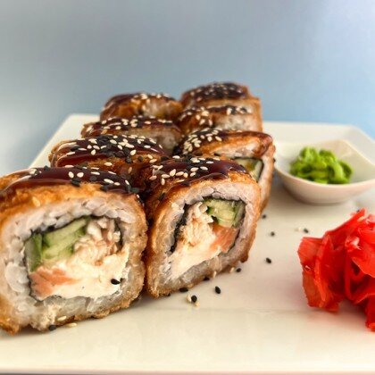 ФРИ С лососем и угрем