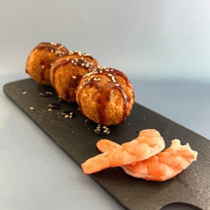 Рисовые шарики с креветкой