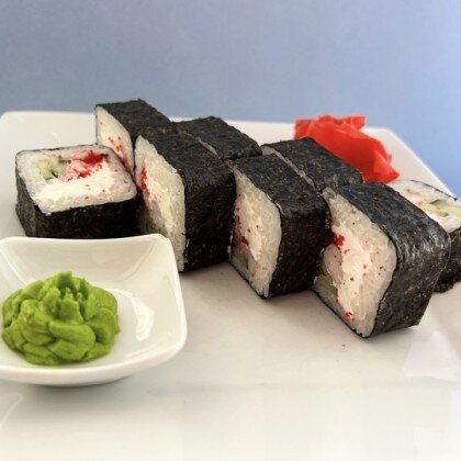 Большой с креветкой