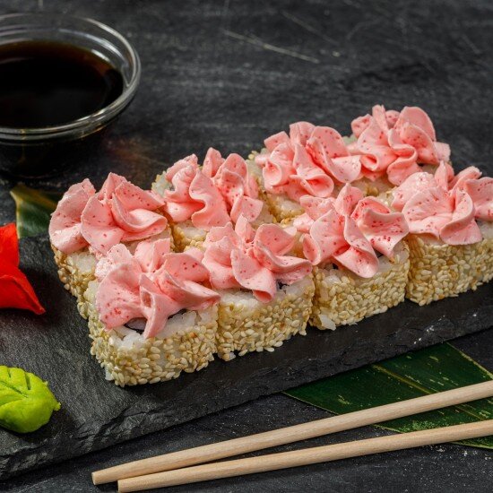 Лава с лососем унаги