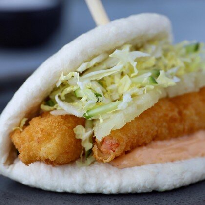 Бао с креветками