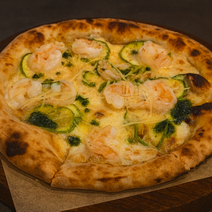 Пицца Цукини креветка