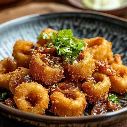 Кальмар фри с карамелизованный