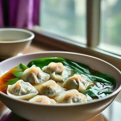 Фо-га с вонтонами