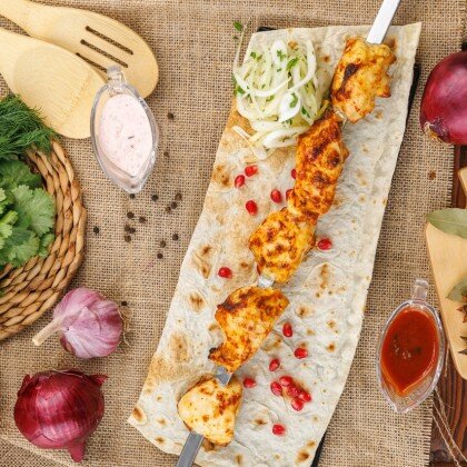 Шашлык из куриной грудки