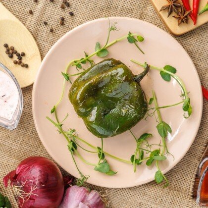 Перец болгарский на углях