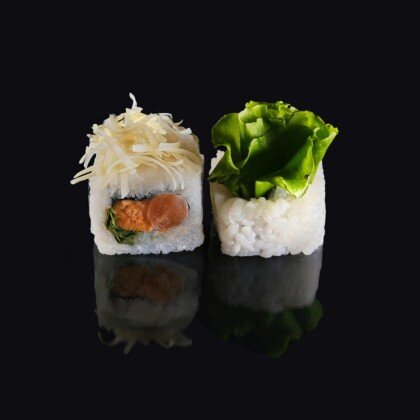 Ролл  «Цезарь с лососем»