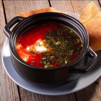 Борщ на рёбрышках