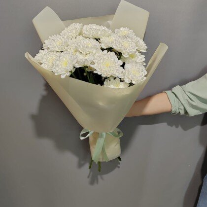 Букет из 3 Кустовых хризантем Алтай