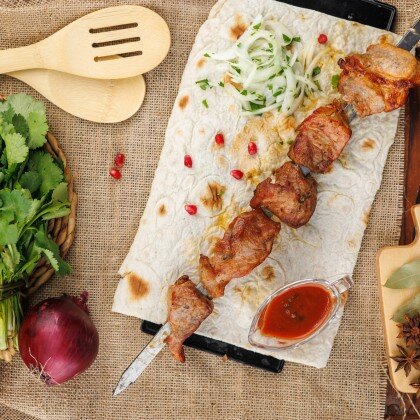 Шашлык из свиной шейки